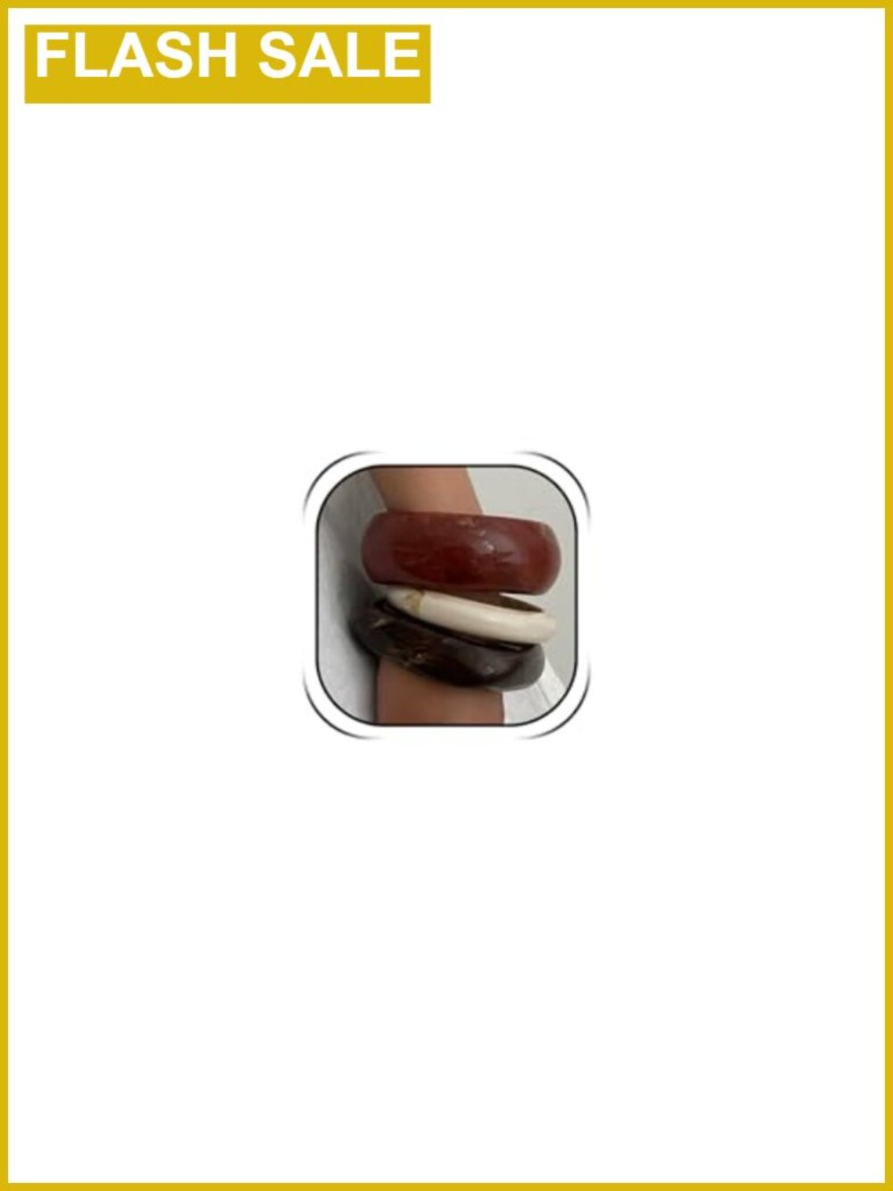 Acrylic Chunky Bangle Bracelets for Women Trendy Resin Wristbands